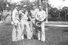 Four men at Fort Davis