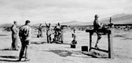 Group at firing range