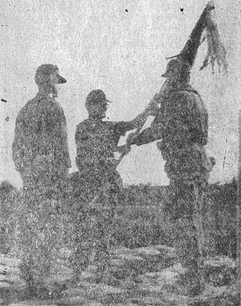 Lt. Col. Philip Feir, George Scott, BSM William Franklin