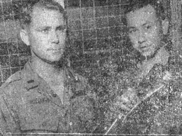 PFC Earl Huff, 1Lt. Ramon Pulliam