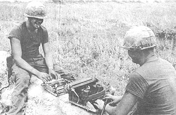 Sgt. Paul Hilbrect and SP4 Joseph Hendrick