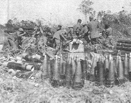 Artillery dump