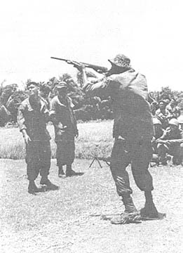 PFC Dennis Staples fires