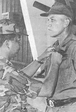 MG Du Quoc Dong honors BG Glen C. Long