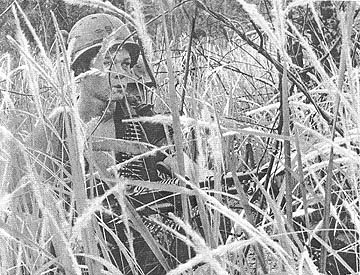 PFC Charles Lokey, machinegunner