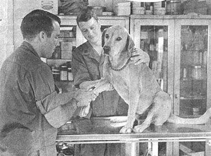 Cpt. Gary Gosney and Dennis Brewer with Rebel