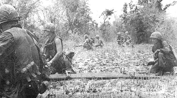 Medics wait for wounded