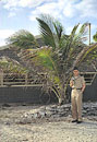 Clinton Pennington on Wake Island