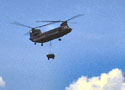 Chinook with supplies