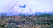 Chinook with supplies